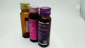 Botellas de vidrio para líquidos orales