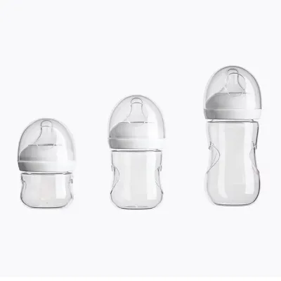 Biberones de vidrio de fácil agarre (60ml / 150ml / 240ml)