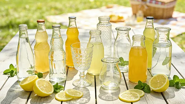 Botellas de vidrio para bebidas