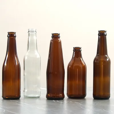 Estilos disponibles de botellas de vidrio para bebidas