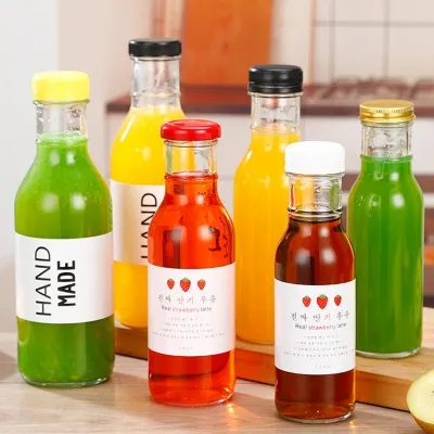 Estilos disponibles de botellas de vidrio para bebidas
