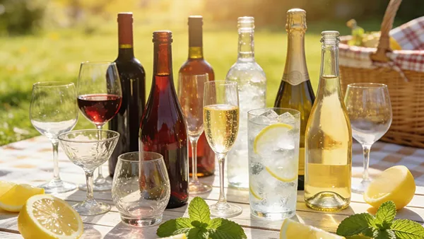 Botellas de vidrio para alcohol