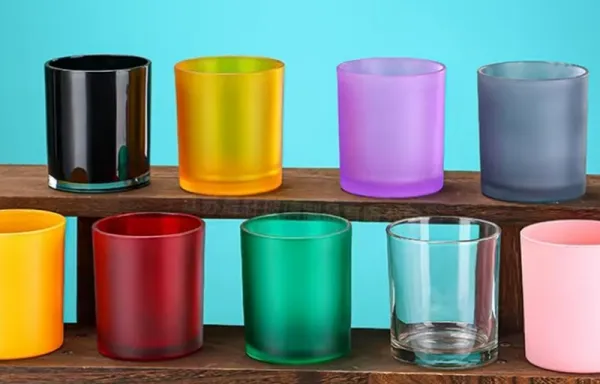 Portavelas y vasos votivos de vidrio