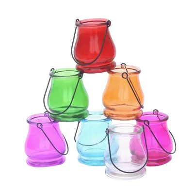 Frascos de vidrio para velas