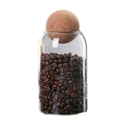 Frascos de café de vidrio de borosilicato resistentes al calor