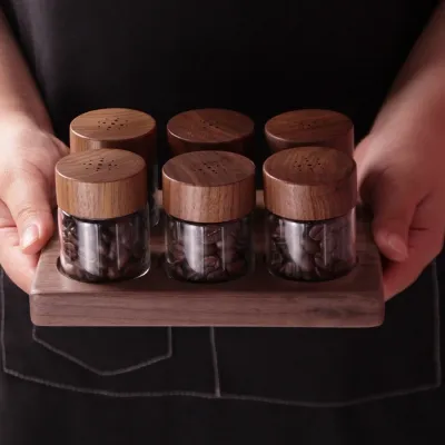 Frascos de café de vidrio de borosilicato resistentes al calor