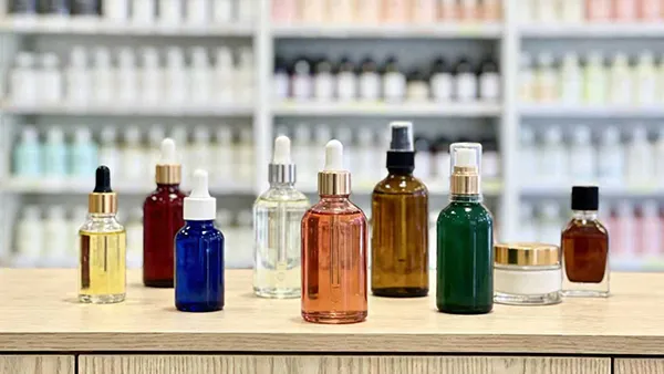 Botellas de vidrio para aceites esenciales