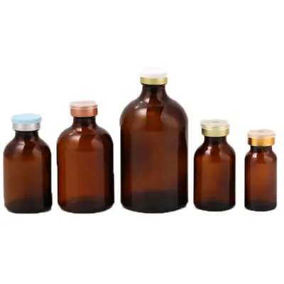 Botellas de vidrio para medicamentos y viales