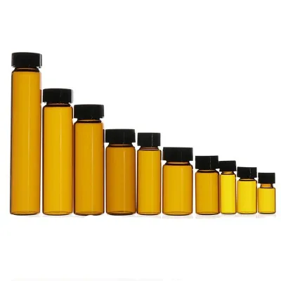 Botellas de vidrio para medicamentos y viales