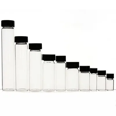 Botellas de vidrio para medicamentos y viales