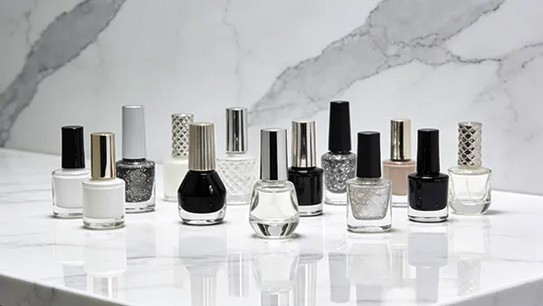 Frascos de vidrio para esmalte