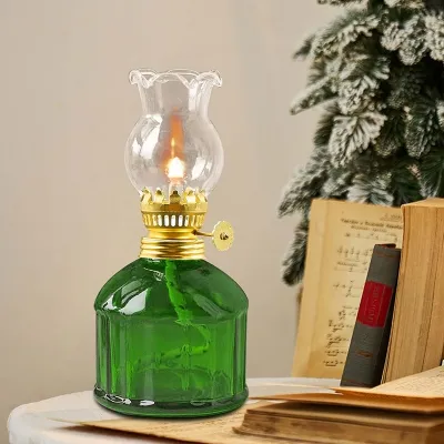 Botellas de vidrio para lámparas de aceite