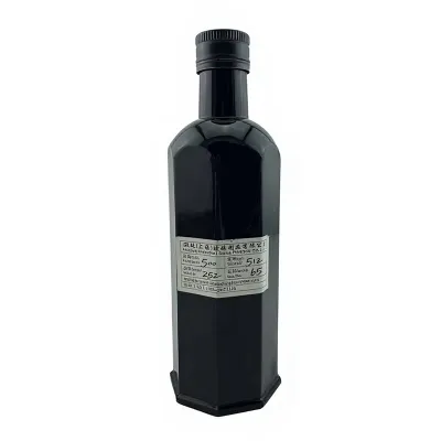 Botellas de vidrio negro para aceite de oliva (500ml / 750ml)