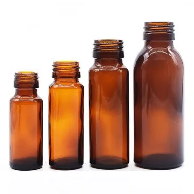 Botellas de vidrio para líquidos orales