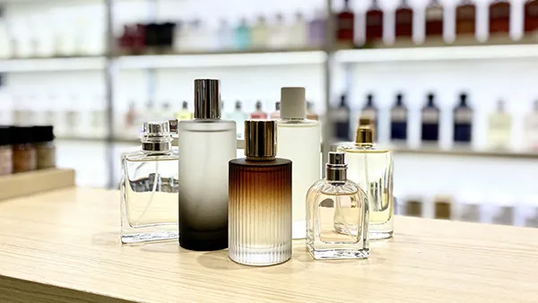 Botellas de vidrio para perfume
