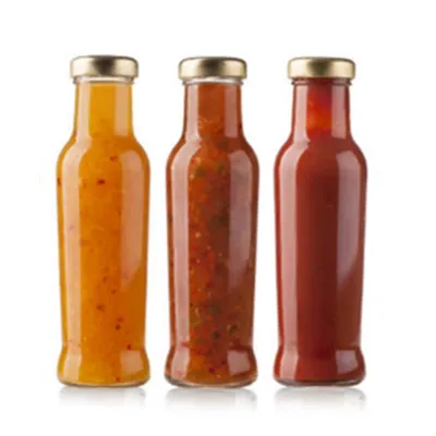 Estilos de botellas de vidrio para salsas disponibles