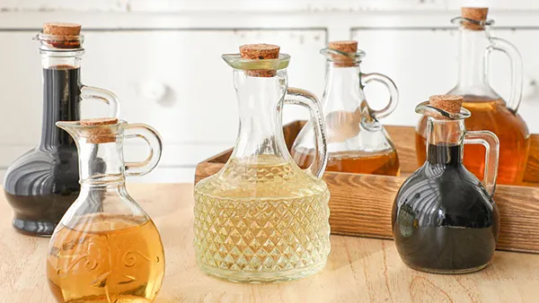 Botellas de vidrio para condimentos