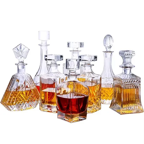 Botellas de vidrio para bebidas espirituosas