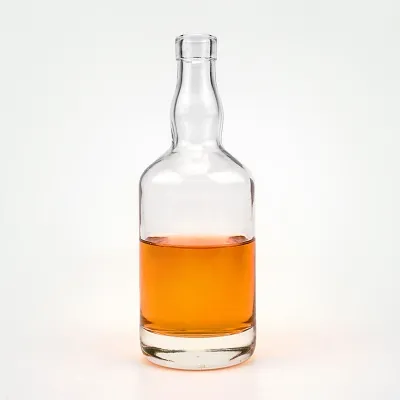 Botellas de vidrio clásicas para bebidas espirituosas (500ml / 750ml / 1000ml)