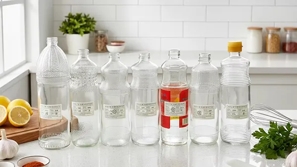 Botellas de vidrio para jarabe