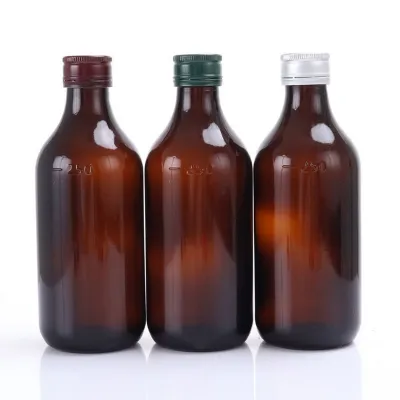 Botellas de vidrio para jarabe