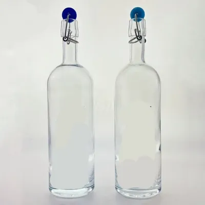Estilos de botellas de agua de vidrio disponibles