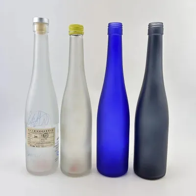 Estilos de botellas de agua de vidrio disponibles