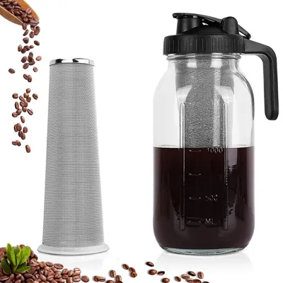 Frasco mason para café de infusión en frío