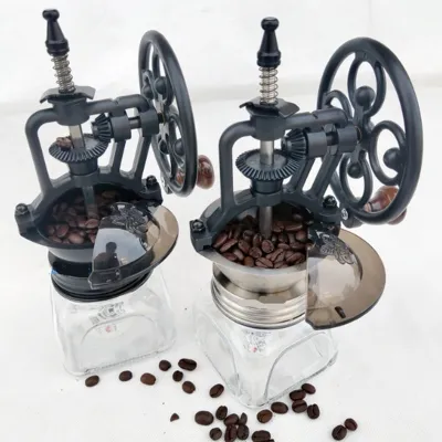 Molinillo o moledor de café manual para frascos mason de boca estándar